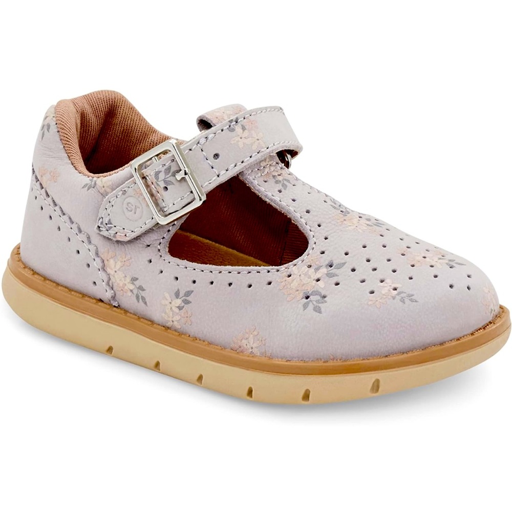 Stride Rite unisex child Srt Nell Mary Jane Velcro flats shoes